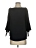 Chico's 100% Polyester Black 3/4 Sleeve Blouse Size S - photo 1