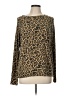 LNA Animal Print Brown Pullover Sweater Size L - photo 1