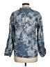 Relativity Print Blue Long Sleeve Blouse Size M - photo 2