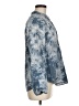 Relativity Print Blue Long Sleeve Blouse Size M - photo 4