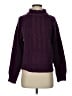 Assorted Brands 100% Acrylic Solid Purple Turtleneck Sweater Size S - photo 1