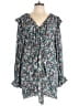 Endless Rose 100% Polyester Blue Ivory Casual Dress Size L - photo 1
