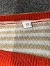 Unbranded 100% Rayon Stripes Ivory Tan Pullover Sweater Size M - photo 7