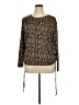 Orange Kiss Brown Long Sleeve Blouse Size 1X - photo 1