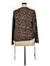 Orange Kiss Brown Long Sleeve Blouse Size 1X - photo 2