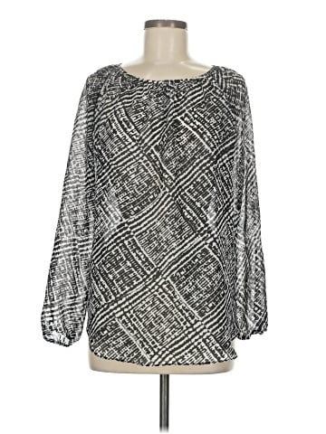 Daisy Fuentes Long Sleeve Blouse (view 1)