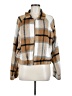Hyfve Plaid Tan Jacket Size M - photo 1