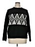 Croft & Barrow Chevron-herringbone Black Pullover Sweater Size XL - photo 1