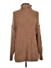 Pink Lily Brown Turtleneck Sweater Size XS - photo 1