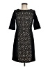 Sandra Darren 100% Polyester Black Cocktail Dress Size 6 - photo 1
