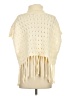 Davi & Dani 100% Polyester Ivory Poncho Size S - photo 2