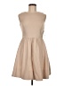 Zara Basic Solid Tan Casual Dress Size M - photo 1