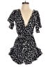 Luxxel Polka Dots Black Romper Size S - photo 1