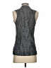 Nike 100% Polyester Silver Sleeveless Blouse Size S - photo 2