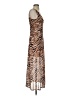 Louna Animal Print Brown Cocktail Dress Size S - photo 4