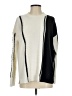 CAbi Color Block Ivory Pullover Sweater Size S - photo 1