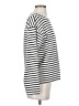 Zara 100% Cotton Stripes White Long Sleeve Top Size S - photo 4