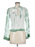Exist 100% Rayon Green Long Sleeve Blouse Size M - photo 2