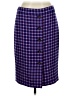 J.Crew Plaid Purple Formal Skirt Size 8 - photo 1