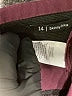 Talbots Solid Burgundy Active Pants Size 14 - photo 5