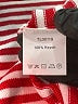 Unbranded 100% Rayon Stripes Red Pullover Sweater Size M - photo 8