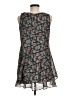 All That Jazz 100% Polyester Floral Black Casual Dress Size 7 - 8 - photo 2