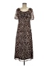 Nine Britton Animal Print Brown Casual Dress Size M - photo 1