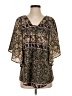 Sunner Black Short Sleeve Blouse Size XS - photo 1