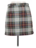 Topshop Plaid Gray Casual Skirt Size 6 - photo 2