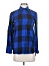 Madewell Plaid Blue Long Sleeve Button-Down Shirt Size XS - photo 1