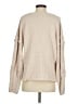 Hem & Thread Solid Tan Pullover Sweater Size S - photo 2
