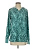 Columbia Teal Long Sleeve Blouse Size S - photo 1