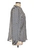 Papaya 100% Polyester Stripes Silver Long Sleeve Blouse Size L - photo 4