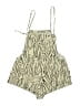 Princess Polly 100% Polyester Animal Print Tan Ivory Romper Size 0 - photo 1