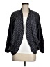 Rutzou 100% Silk Black Blue Blouse Size 8 - photo 1
