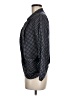 Rutzou 100% Silk Black Blue Blouse Size 8 - photo 5