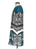 Express 100% Rayon Graphic Teal Casual Dress Size XS - photo 5