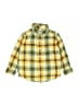 Gymboree 100% Cotton Plaid Yellow Long Sleeve Button-Down Shirt Size 3 - 4 - photo 1