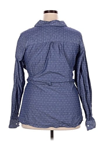 Riders by Lee Long Sleeve Button-Down Shirt (view 2)