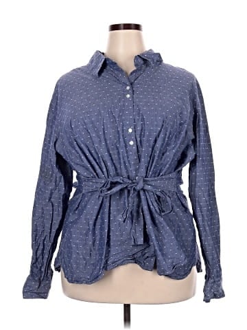 Riders by Lee Long Sleeve Button-Down Shirt (view 1)