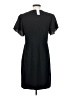 Ann Taylor 100% Polyester Solid Black Casual Dress Size 6 - photo 2
