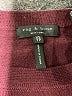 Rag & Bone 100% Merino Wool Color Block Burgundy Wool Pullover Sweater Size XS - photo 6