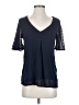 Banana Republic 100% Polyester Blue Short Sleeve Top Size S - photo 1