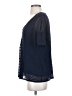 Banana Republic 100% Polyester Blue Short Sleeve Top Size S - photo 5
