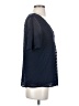Banana Republic 100% Polyester Blue Short Sleeve Top Size S - photo 4