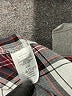 Ann Taylor LOFT 100% Lyocell Plaid Silver Burgundy Long Sleeve Blouse Size M - photo 8