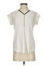 Express Ivory Short Sleeve Blouse Size S - photo 1
