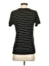 Assorted Brands Stripes Black Short Sleeve Turtleneck Size XS - photo 2