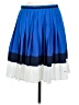 Tommy Hilfiger 100% Polyester Color Block Blue Casual Skirt Size 6 - photo 1