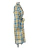 Assorted Brands Plaid Yellow Blue Casual Dress Size S - photo 4